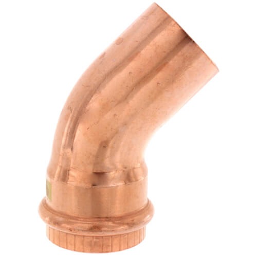 16233 Viega 16233 11/4" ProPressG 45° Copper Street Elbow