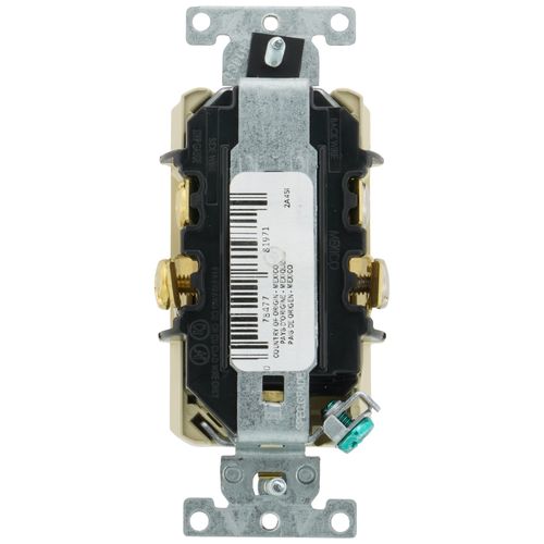 Main product image of Decora Plus Duplex Receptacle, 20A, Commercial Grade - Ivory (125V)