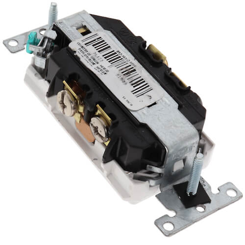 Main product image of Decora Plus Duplex Receptacle, 20A, Commercial Grade - White (125V)