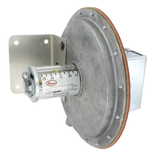 Main product image of Large Diaphragm Pressure Switch, Visual Set Point, SPDT (.2" - 1.0" W.C.)