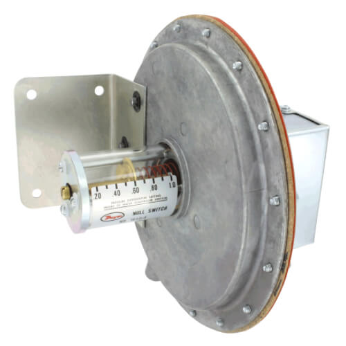 Main product image of Floating Contact Null Switch, SPDT w/ Visual Set Point Adjustable (1.0" - 4.0" W.C.)