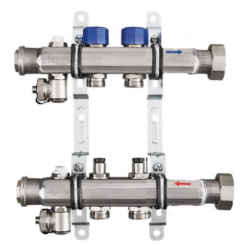 Main product image of 2-Loop ProRadiant Stainless Steel Manifold Shut-Off/Balancing