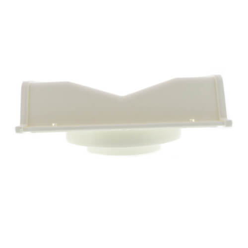 4" or 6" White Plastic Double-Sided Under Eave Vent w/ Removable Screens