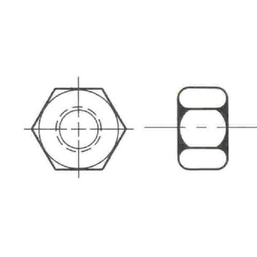 56HG0025 Empire Industries 56HG0025 1/4" Heavy Hex Nut (Electro