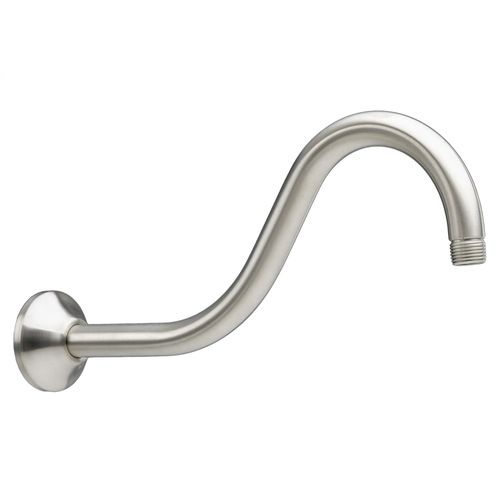 Main product image of 12" Wall Mount Shepherd's Hook Rain Showerhead Arm (Brushed Nickel)
