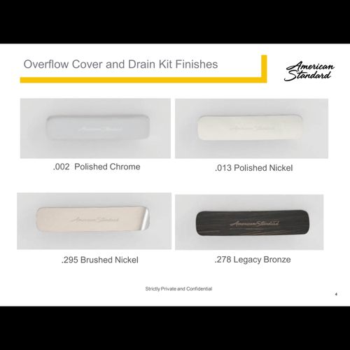 Main product image of Freestanding Bathtub Overflow Cover and Drain Kit (Matte Black)