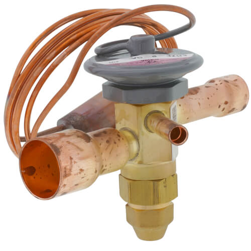 Main product image of ERZE-8-GA 5/8" x 7/8" ODF Thermal Expansion Valve w/ 60" Capillary (8 Ton)