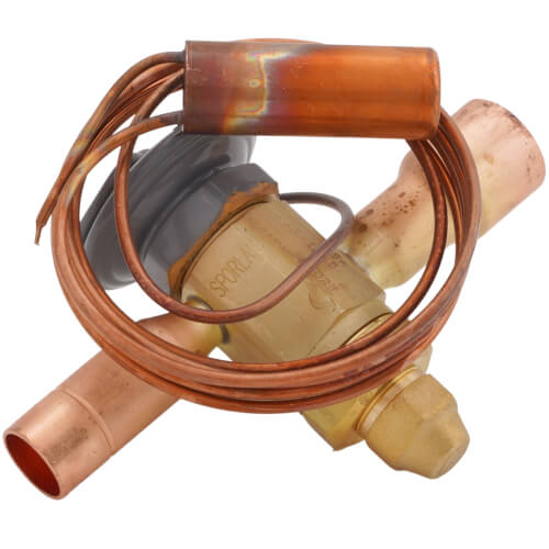 Main product image of ERZE-12-1/2-GA 5/8" x 7/8" ODF Thermal Expansion Valve w/ 60" Capillary (12-1/2 Ton)