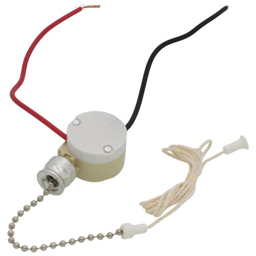 Main product image of Single Circuit, ON-OFF, Appliance Pull Chain Switch, 3/6A (125V)