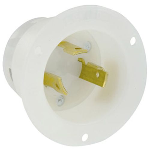 Main product image of 30A, 125V Flanged Inlet Locking Receptacle, Industrial Grade