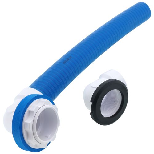 Main product image of True Blue FLEX PVC Full Kit w/ Push n' Pull Stopper, Test Kit & Finished Drain Spud (Brushed Nickel)