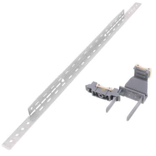 Main product image of 18" Rapid System Galvanized Steel Bracket w/ Clamps Bulk Pack (50 Brackets/100 Clamps)