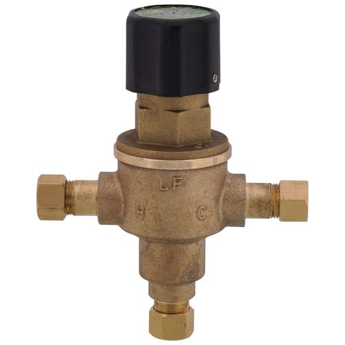 Main product image of 3/8" Compression 170-LF Exposed Thermostatic Mixing Valve for Faucets (.25 to 5 GPM)