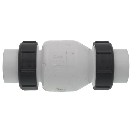 Main product image of 2" IPS PVC White True Union Spring Check Valve (Socket)