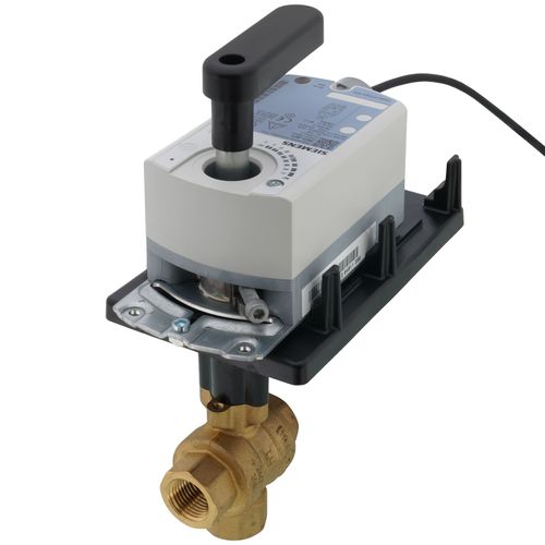 Main product image of 1/2" NPT 3-Way Ball Valve Assembly w/ GDE131.1P Actuator (2.5 Cv)