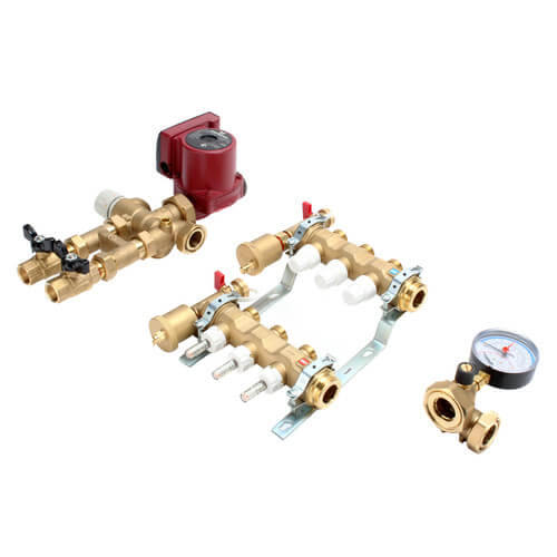 Main product image of Fixed Point Manifold Mixing Station w/ UPS15-58FC Pump (3 Loops)