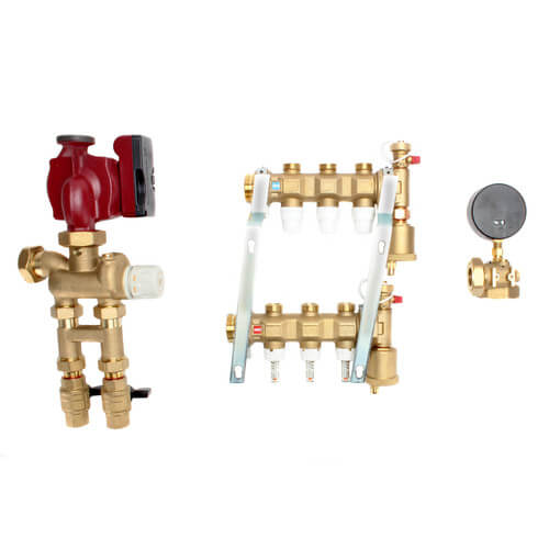 1725C1A Caleffi 1725C1A Fixed Point Manifold Mixing Station w