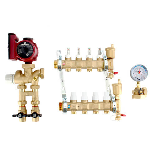 Main product image of Fixed Point Manifold Mixing Station w/ UPS15-58FC Pump (4 Loops)
