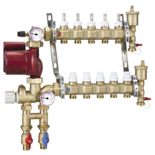Main product image of Fixed Point Manifold Mixing Station w/ UPS15-58FC Pump (9 Loops)