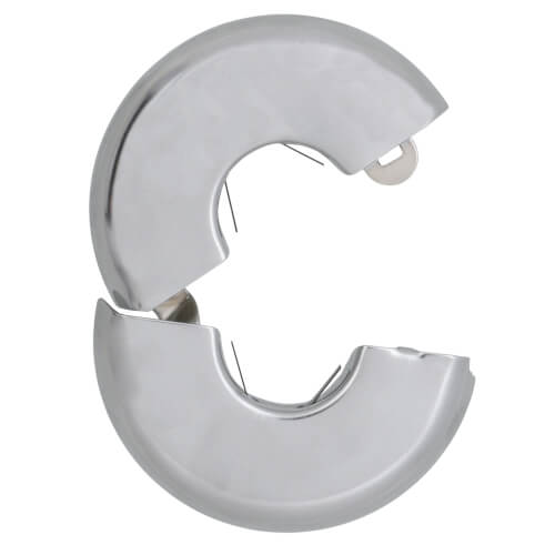 Main product image of 1/2" IPS Heavy Duty Floor and Ceiling Plate w/ Spring, 2-1/2" OD (Chrome Plated)