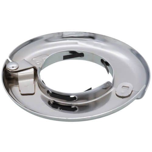 Main product image of 1-1/2" IPS Heavy Duty Floor and Ceiling Plate w/ Spring, 3-7/8" OD (Chrome Plated)