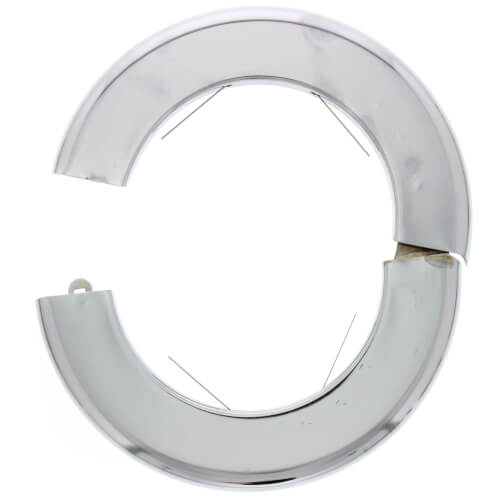 Main product image of 3-1/2" IPS Heavy Duty Floor and Ceiling Plate w/ Spring, 6-5/8" OD (Chrome Plated)