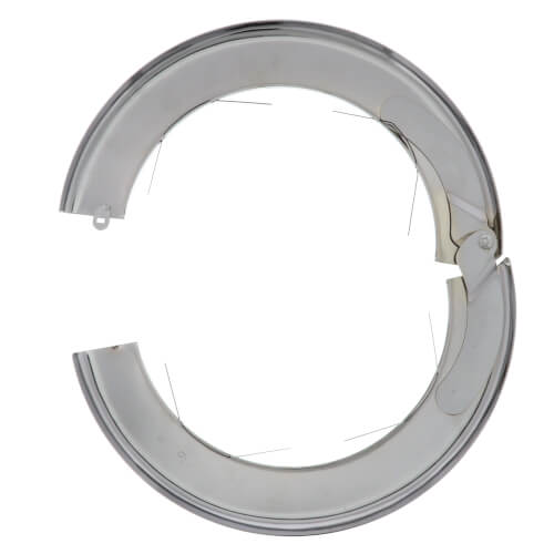 Main product image of 6" IPS Heavy Duty Floor and Ceiling Plate w/ Spring, 10" OD (Chrome Plated)