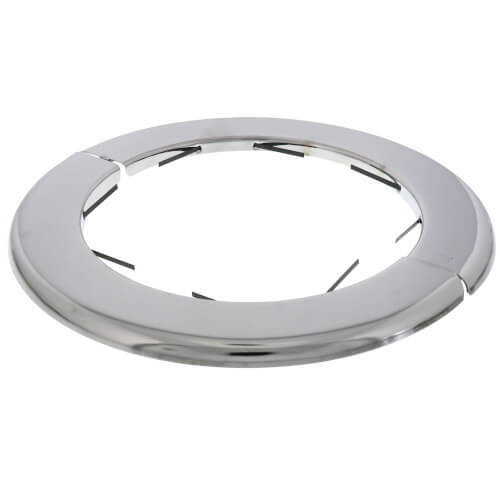 Main product image of 6" IPS Heavy Duty Floor and Ceiling Plate w/ Spring, 10" OD (Chrome Plated)