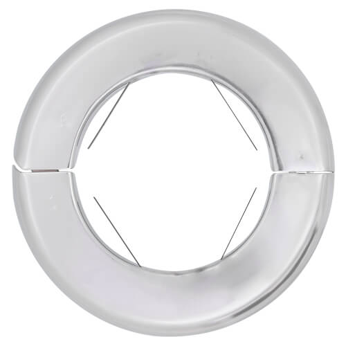 Main product image of 3"  CTS Heavy Duty Floor and Ceiling Plate w/ Spring, 3-1/8" OD (Chrome Plated)