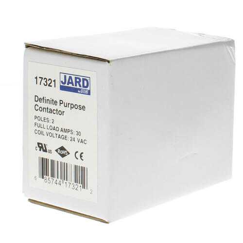 Jard 2 Pole Definite Purpose Contactor (30A, 24V)