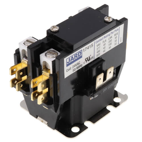 Series 173 1-1/2 Pole Definite Purpose Contactor w/ Lugs (40A, 24V)