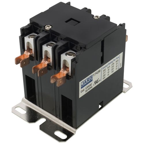 Main product image of Jard 3 Pole Definite Purpose Contactor w/ Lugs (40A, 120V)