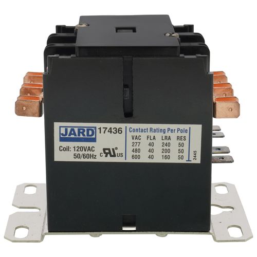 Main product image of Jard 3 Pole Definite Purpose Contactor w/ Lugs (40A, 120V)