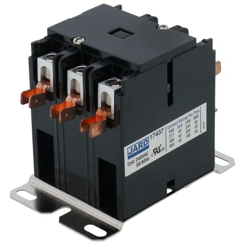 Main product image of Jard 3 Pole Definite Purpose Contactor w/ Lugs (40A, 240V)