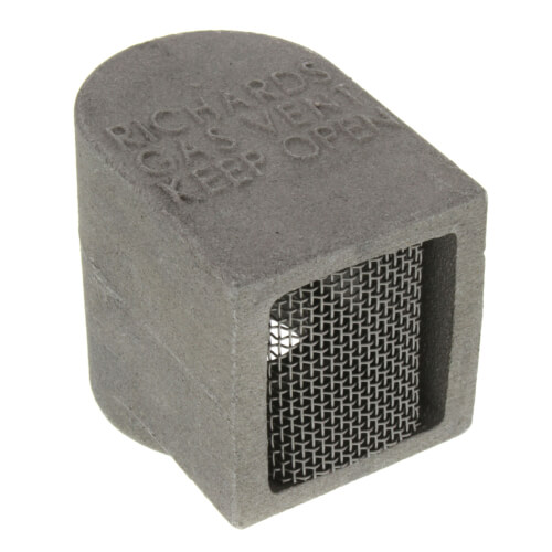 1" Peck Style Gas Regulator Vent with Screen