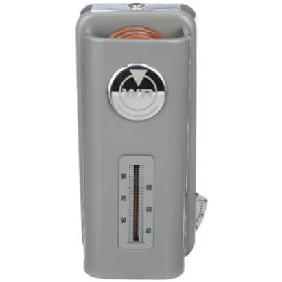 Main product image of Heating Only Line Voltage, SPST, Open On Rise Thermostat (Limited or Locked Setting)