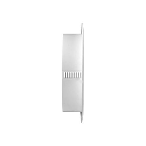 Main product image of 6" White Plastic Flush Mount Round Soffit Vent, Friction Fit