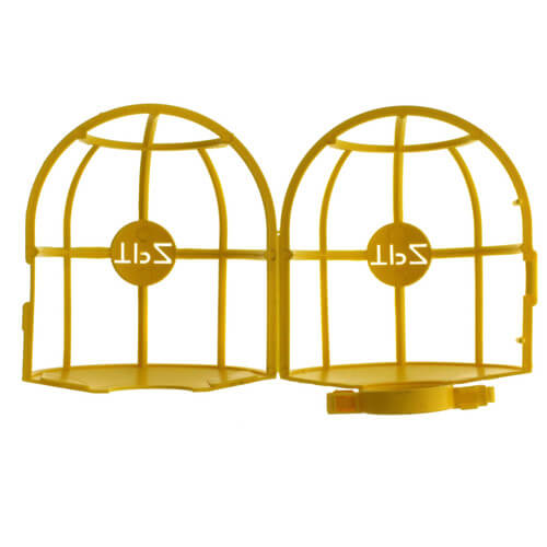 Main product image of Plastic Yellow Bird Cage for Outdoor String Lights