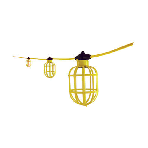 Main product image of Temporary String Lights with Molded Cord (100 Watts)
