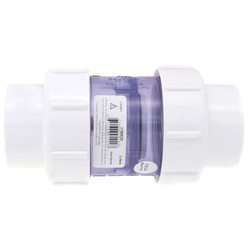 Main product image of 2" IPS PVC Clear Compact True Union Spring Check Valve (Socket)