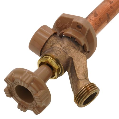 Main product image of Model 17 18", 1/2" MPT x Sweat Inlet Anti-Siphon Wall Faucet w/ Metal Handle