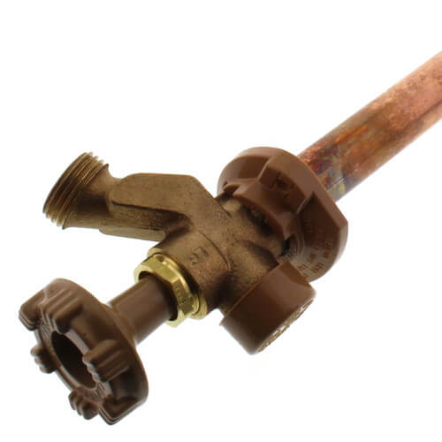 Main product image of Model 17 6", 1/2" MPT x Sweat Inlet Anti-Siphon Wall Faucet w/ Metal Handle