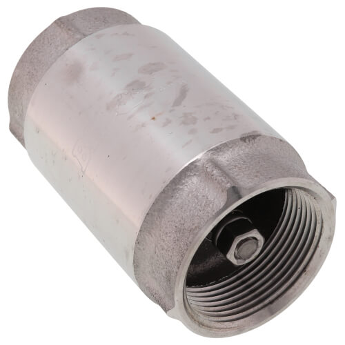 Main product image of 1-1/2" Threaded Spring Loaded Check Valve (Stainless Steel)