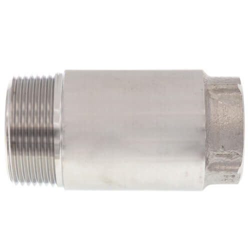 Main product image of 1-1/4" MPT X 1" Threaded Spring Loaded Check Valve (Stainless Steel)