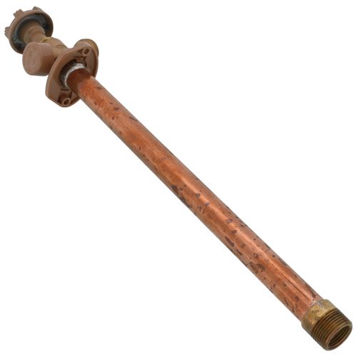 Main product image of Model 17 12", 1/2" FPT x 3/4" MPT Inlet Anti-Siphon Wall Faucet w/ Metal Handle