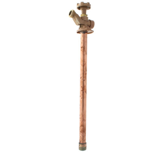 Main product image of Model 17 14", 1/2" FPT x 3/4" MPT Inlet Anti-Siphon Wall Faucet w/ Metal Handle