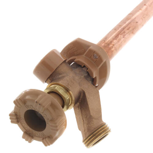 Main product image of Model 17 12", 1/2" Expansion PEX Inlet Anti-Siphon Wall Faucet w/ Metal Handle