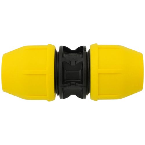 Main product image of 3/4" IPS Underground Yellow Poly Gas Pipe Coupler (SDR-11)