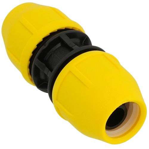 Main product image of 3/4" IPS Underground Yellow Poly Gas Pipe Coupler (SDR-11)