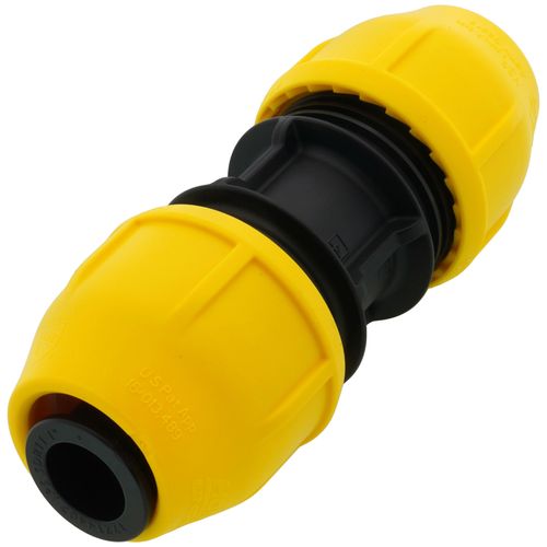 Main product image of 1" IPS Underground Yellow Poly Gas Pipe Coupler (SDR-11)